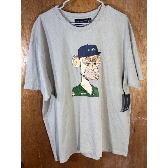 NWT‎ No Boundaries Shirt Bored Ape Yacht Club Men’s Medium - Picture 1 of 9